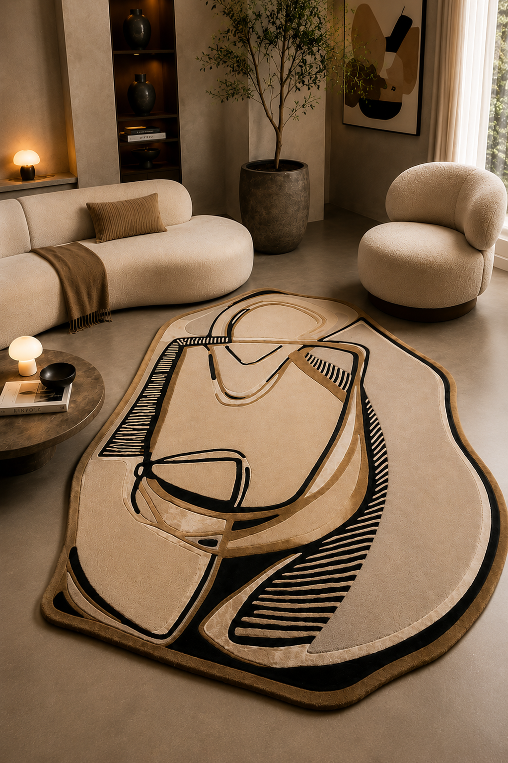 Contour Muse Abstract Rug