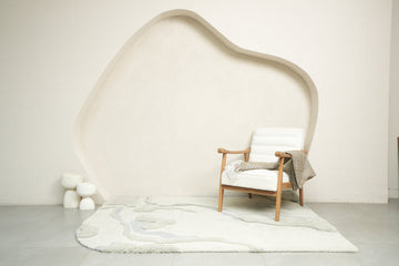 Off Beige Hand Tufted Rug