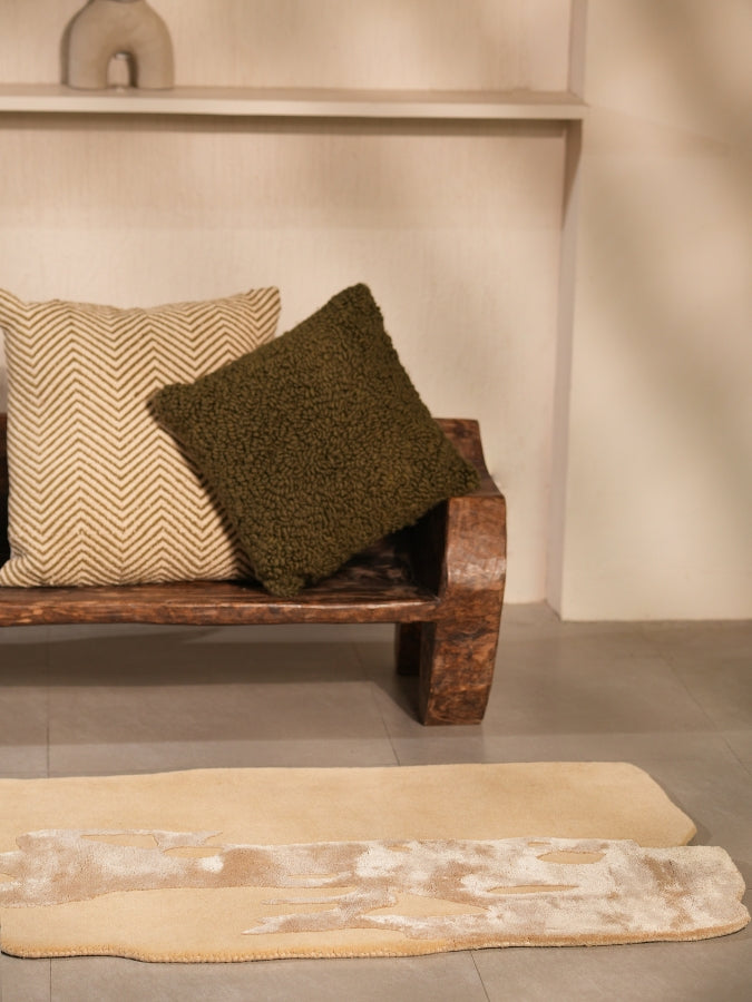 Super Soft Beige  Hand Tufted Rug