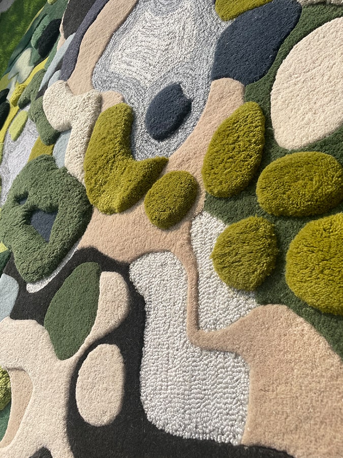Hand Tufted Rug New Zealand Wool- Ready To Ship