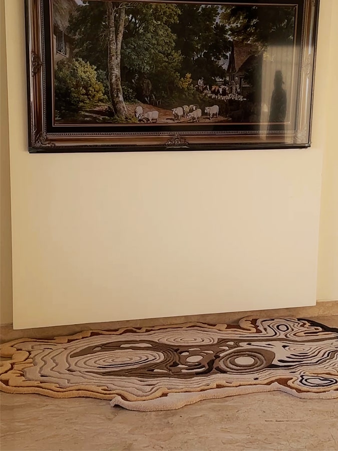 Modern Design New Zealand Wool Hand Tufted Rug- Ready To Ship