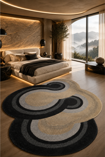 Eclipse Flow Abstract Rug