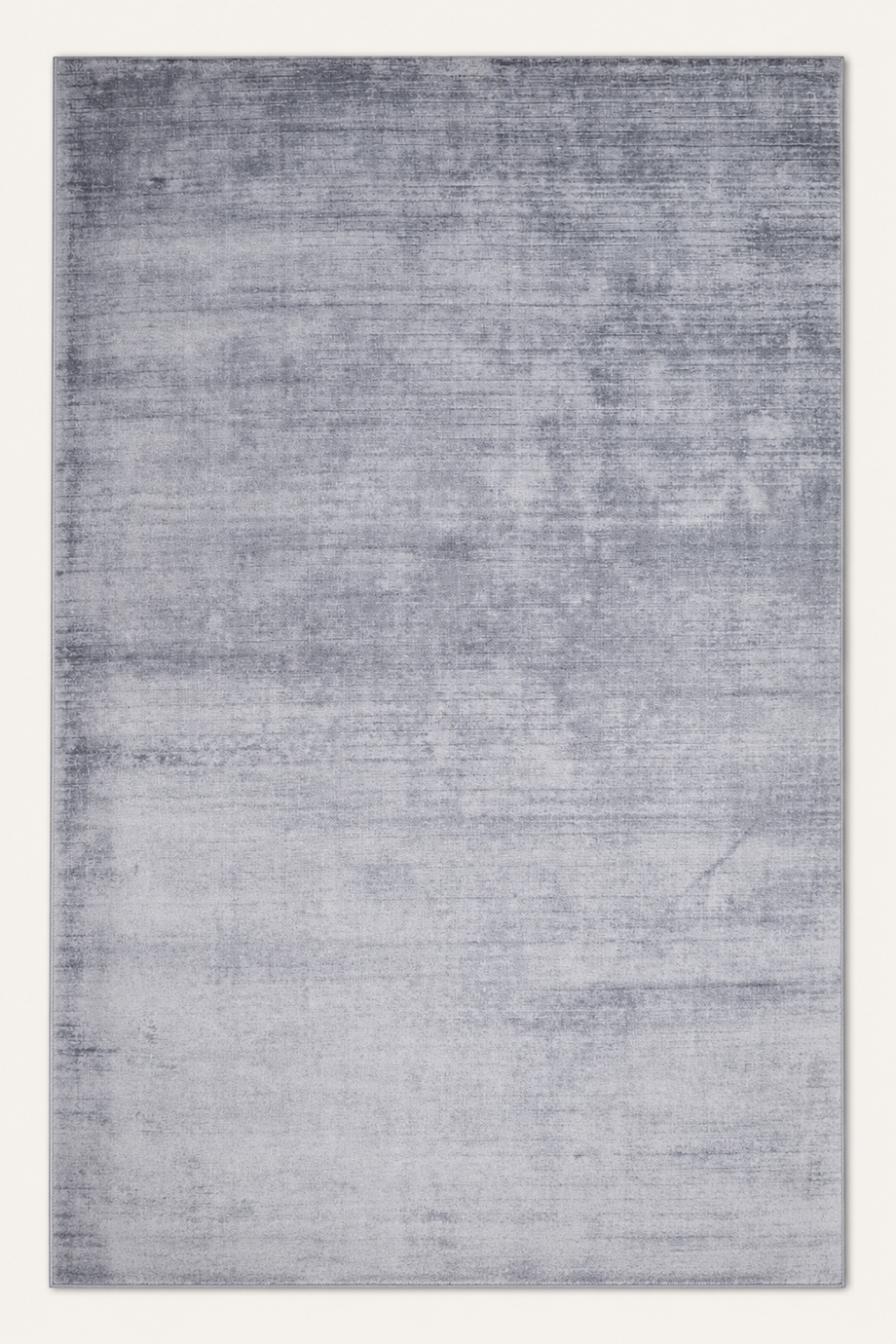 Azure Mist Handloom Plain Viscose rug featuring a powder blue colour with subtle handcrafted tonal movement.