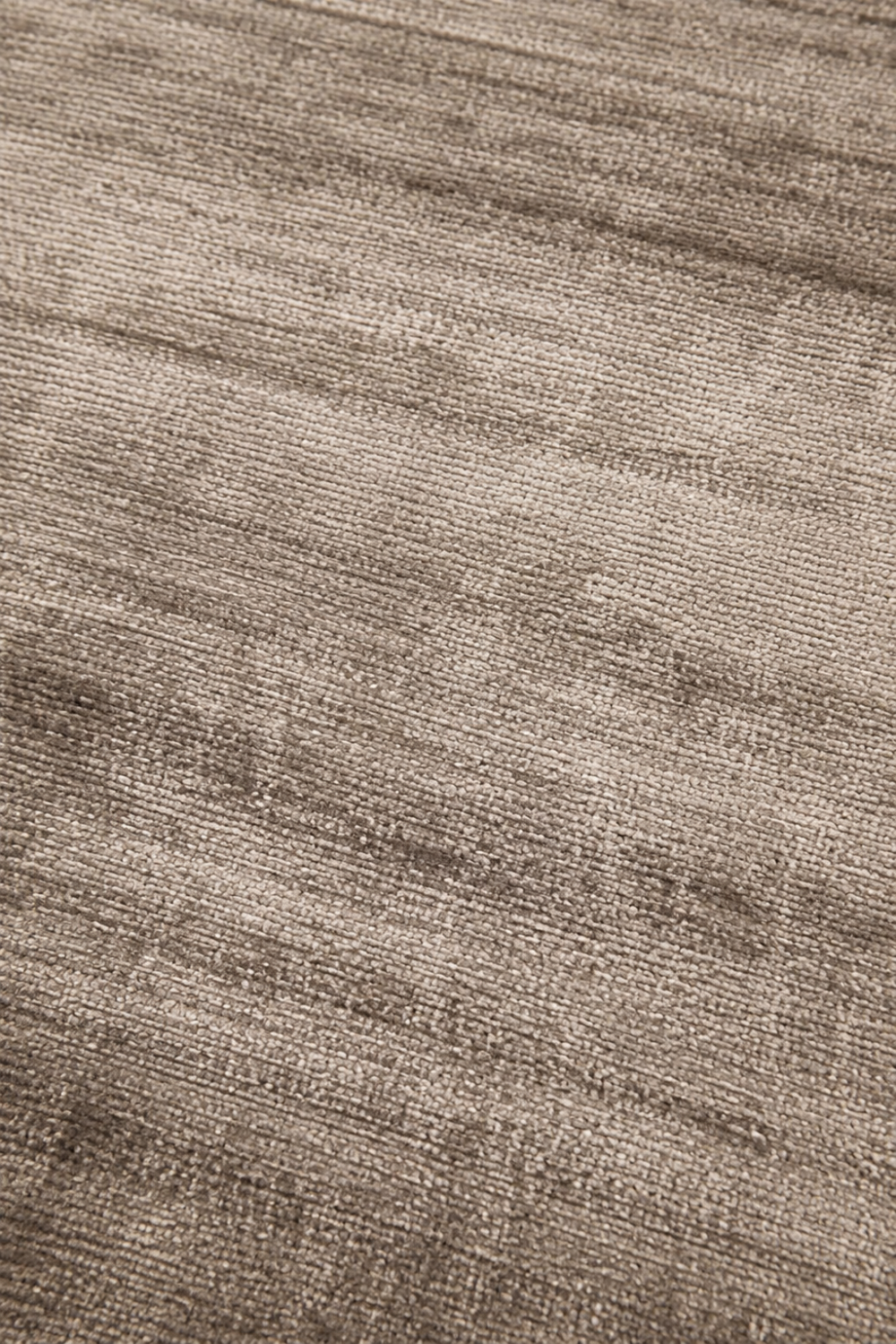 Close-up texture of the Dune Haven Handloom Plain Viscose rug showcasing its handcrafted weave and subtle silk-like finish.
