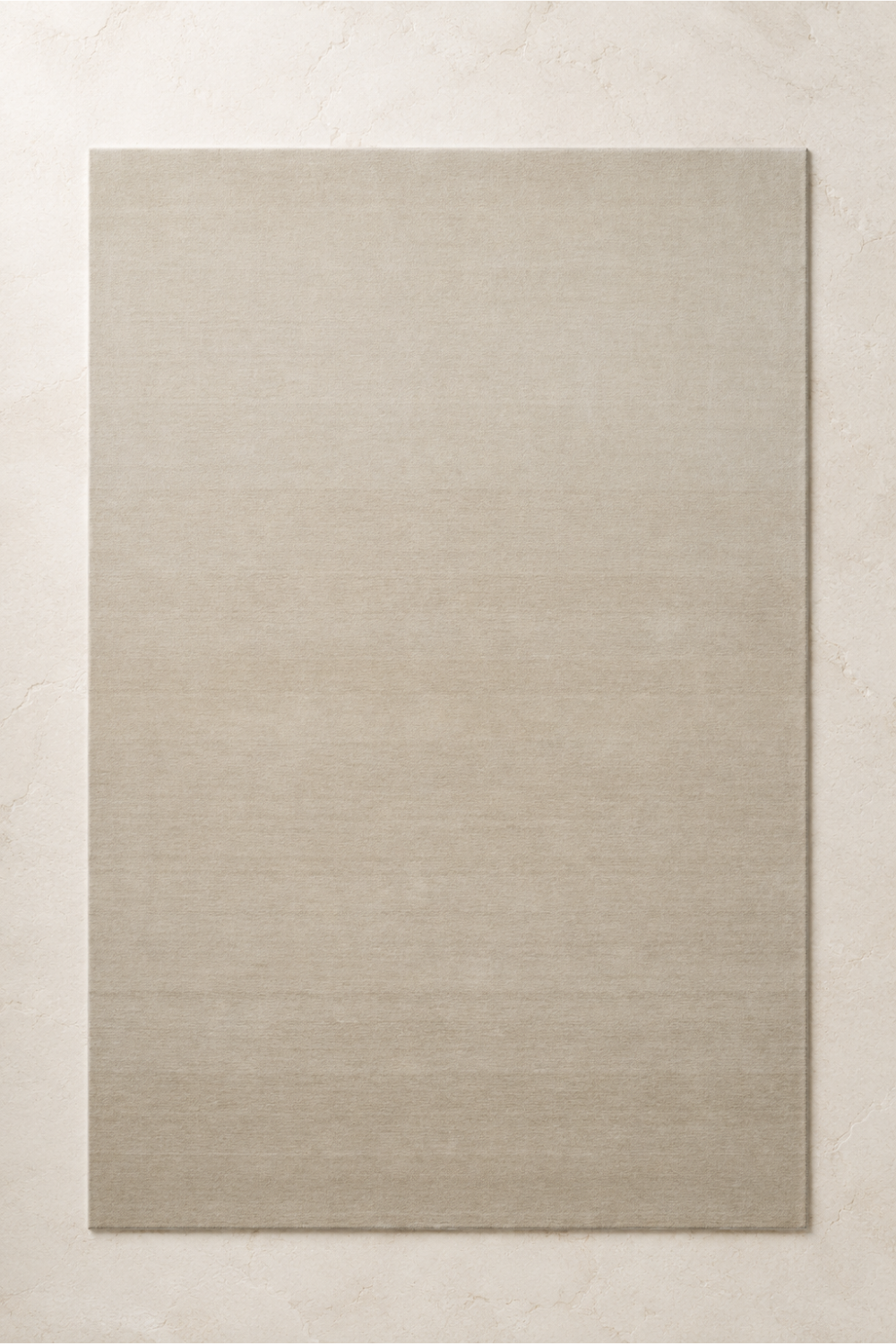 Ivory Essence luxury handloom New Zealand wool ivory area rug styled in a Japandi inspired contemporary living room with natural wood interiors