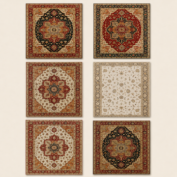 Traditional rugs and carpets collection featuring timeless motifs, heritage craftsmanship and elegant handcrafted designs.